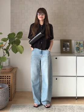「M･A･C（マック）のアイテム」を使った、MINAEさん（レディース・160cm）の夏コーディネート