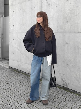 「adidas Originals（アディダスオリジナルス）のアイテム」を使った、MINAEさん（レディース・160cm）の秋コーディネート