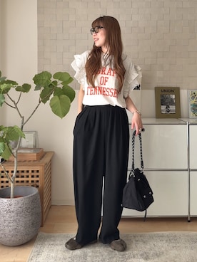 「M･A･C（マック）のアイテム」を使った、MINAEさん（レディース・160cm）の夏コーディネート