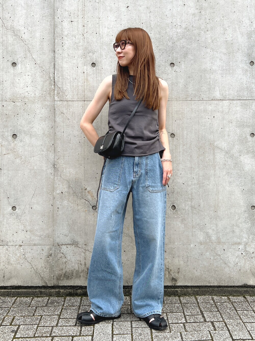 【カジュアルコーデに最適♡】Dior ミュール midori ｜OOFOSのサンダルを使ったコーディネート - WEAR