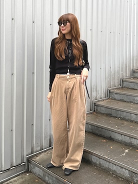 「La-gemme（ラジェム）のアイテム」を使った、MINAEさん（レディース・160cm）の春コーディネート