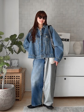 「HANNE（アン）のアイテム」を使った、MINAEさん（レディース・160cm）の冬コーディネート