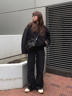 「アイテム（メイクアップ）」を使った、MINAEさん（レディース・160cm）の秋コーディネート