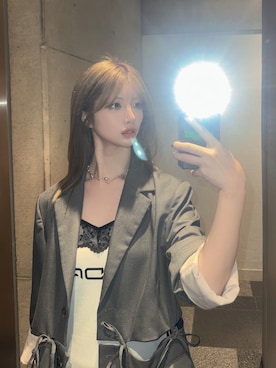 「FURFUR（ファーファー）のアイテム」を使った、나 츠さん（レディース・164cm）の春コーディネート