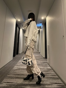 「AZUL by moussy（アズールバイマウジー）のアイテム」を使った、나 츠さん（レディース・164cm）の秋コーディネート