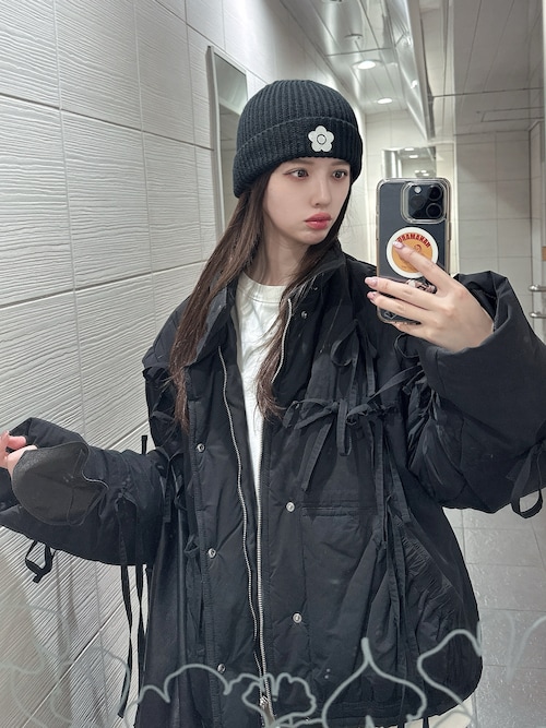 値下げ❗️maison special 2wayリボンパッファージャケット ピンク MAISON SPECIAL（メゾンスペシャル）の「2way Ribbon Puffer Jacket