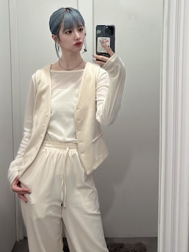 「AJUGA.（アジュガ）のアイテム」を使った、나 츠さん（レディース・164cm）の冬コーディネート