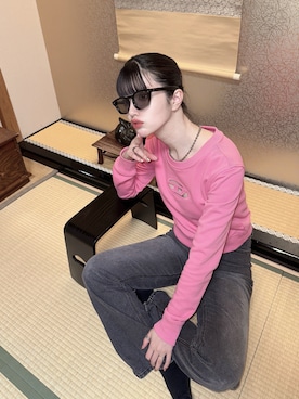 「BLANC..（ブラン）のアイテム」を使った、나 츠さん（レディース・164cm）の冬コーディネート