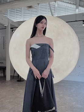 「EMODA（エモダ）のダブルチェーンネックレス（ネックレス）」を使った、나 츠さん（レディース・164cm・30代）の秋コーディネート