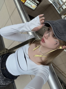 「Ray BEAMS（レイビームス）のアイテム」を使った、나 츠さん（レディース・164cm）の夏コーディネート