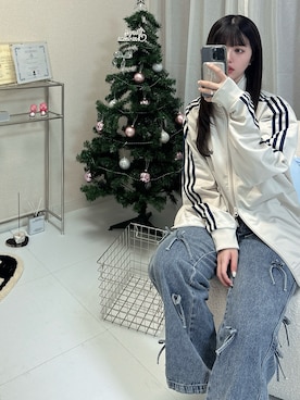 「アイテム（ブルゾン）」を使った、나 츠さん（レディース・164cm・20代）の冬コーディネート