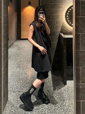 「アイテム（ローファー）」を使った、나 츠さん（レディース・164cm・30代）の冬コーディネート