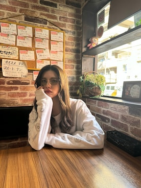 「アイテム（サングラス）」を使った、나 츠さん（レディース・164cm）の秋コーディネート