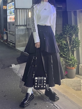 「MOUSSY（マウジー）のアイテム」を使った、나 츠さん（骨格ウェーブ・レディース・164cm）の秋コーディネート