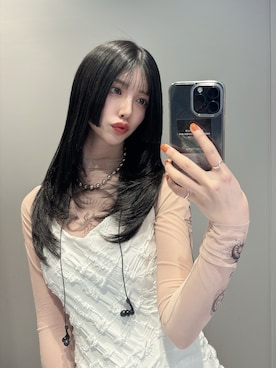 나 츠さん（レディース・164cm）の冬コーディネート