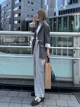 「ENVYM（アンビー）のアイテム」を使った、나 츠さん（レディース・164cm）の春コーディネート