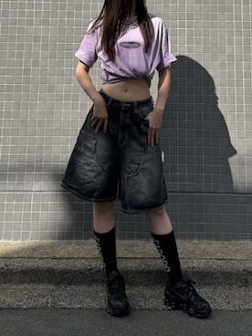 「アイテム（レッグウェア）」を使った、나 츠さん（レディース・164cm・20代）の冬コーディネート