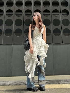 「アイテム（ワンピース）」を使った、나 츠さん（レディース・164cm・20代）の冬コーディネート