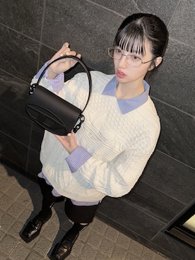 「アイテム（ローファー）」を使った、나 츠さん（レディース・164cm・30代）の冬コーディネート