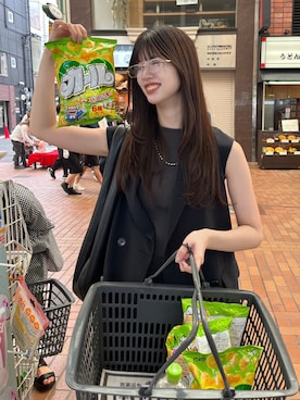 「アイテム（タンクトップ）」を使った、나 츠さん（レディース・164cm・20代）の冬コーディネート