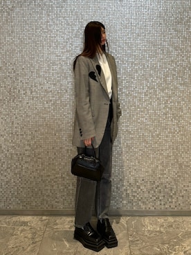 「アイテム（テーラードジャケット）」を使った、나 츠さん（レディース・164cm・30代）の秋コーディネート