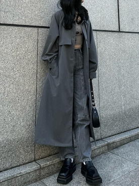 「アイテム（ジャケット/アウター）」を使った、나 츠さん（レディース・164cm・30代）の秋コーディネート