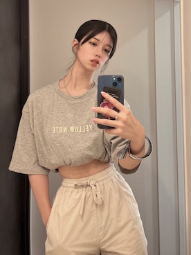 「AZUL by moussy（アズールバイマウジー）のアイテム（その他パンツ）」を使った、나 츠さん（レディース・164cm）の秋コーディネート