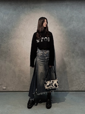 「アイテム（ハンドバッグ）」を使った、나 츠さん（レディース・164cm）の秋コーディネート