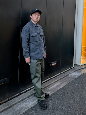 「アイテム（その他アウター）」を使った、seishiro(相互フォロー)さん（メンズ・166cm・30代）の秋コーディネート