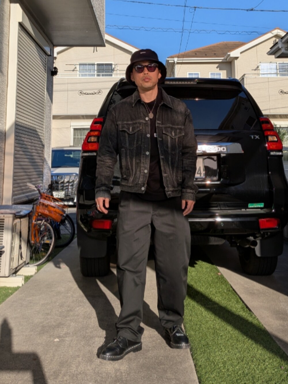 NEIGHBORHOODのデニムジャケット（ブラック系）を使った人気