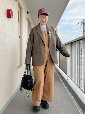 うちこさん（レディース・157cm）の冬コーディネート