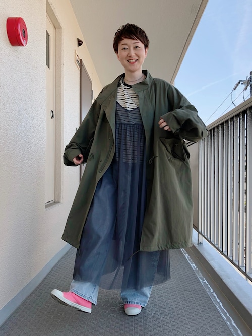 FREAK'S STORE モッズコート カーキ 21AW ライナー付 フリークスストア