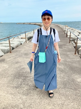 「Java（ジャバ）のアイテム（サンダル）」を使った、うちこさん（レディース・157cm）の春コーディネート