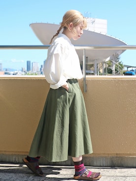 「アイテム（レッグウェア）」を使った、Miki.Nさん（レディース・148cm・30代）の秋コーディネート