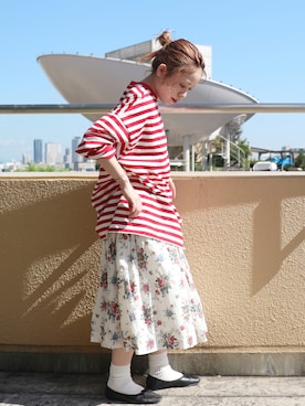 「アイテム（ソックス/靴下）」を使った、Miki.Nさん（レディース・148cm・30代）の秋コーディネート