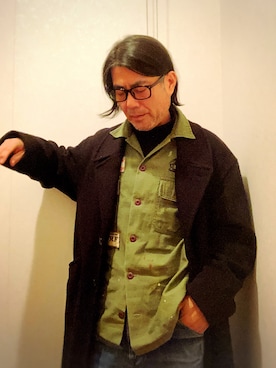 「MONKEY TIME（モンキータイム）のアイテム」を使った、まゆChan  さん（メンズ・169cm）の冬コーディネート