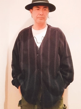 「アイテム（帽子）」を使った、まゆChan  さん（メンズ・169cm・50代）の冬コーディネート