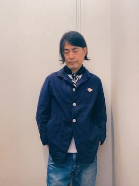 「BLUE BLUE（ブルーブルー）のアイテム」を使った、まゆChan  さん（メンズ・169cm）の春コーディネート