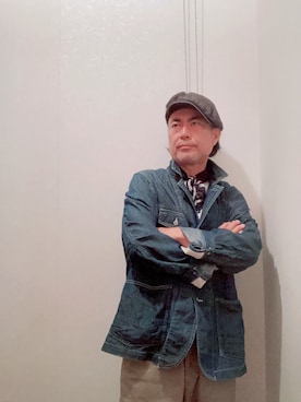 「アイテム（財布/小物）」を使った、まゆChan  さん（メンズ・169cm・50代）の秋コーディネート