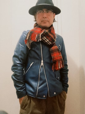 「UNIQLOコーデ」｜「アイテム（ジャケット/アウター）」を使った、まゆChan  さん（メンズ・169cm）の冬コーディネート