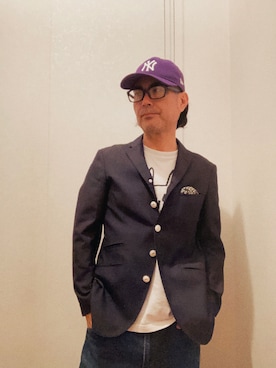 「アイテム（フォーマルスーツ/小物）」を使った、まゆChan  さん（メンズ・169cm）の夏コーディネート