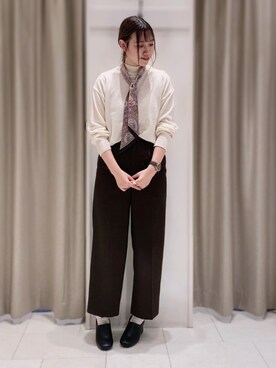 「テチチ(Te chichi)」｜「アイテム（財布/小物）」を使った、たかはしさん（レディース・163cm）の秋コーディネート