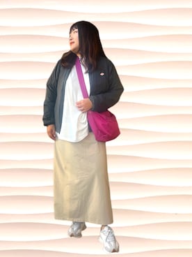 「wee9s（ウィークス）のアイテム」を使った、nanさん（レディース・164cm）の冬コーディネート