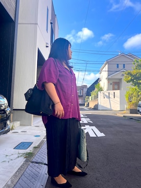「PRADA（プラダ）のアイテム」を使った、nanさん（レディース・164cm）の秋コーディネート