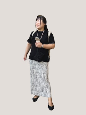 「GU（ジーユー）のアイテム」を使った、nanさん（レディース・164cm）の夏コーディネート