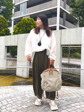 「wee9s（ウィークス）のアイテム」を使った、nanさん（レディース・164cm）の春コーディネート