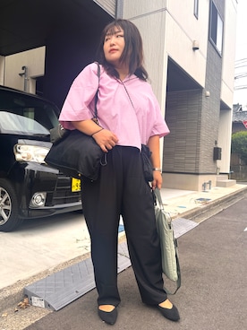 「PRADA（プラダ）のアイテム」を使った、nanさん（レディース・164cm）の秋コーディネート