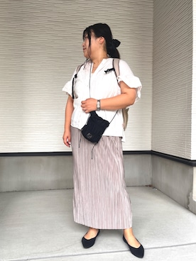 「Java（ジャバ）のアイテム（トップス）」を使った、nanさん（レディース・164cm）の夏コーディネート