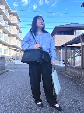 「GeeRA（ジーラ）のアイテム」を使った、nanさん（レディース・164cm）の秋コーディネート
