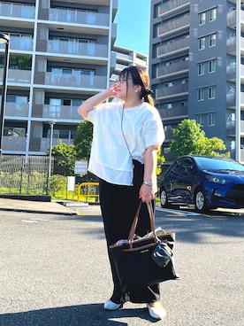 「アイテム（アナログ腕時計）」を使った、nanさん（レディース・164cm）の秋コーディネート